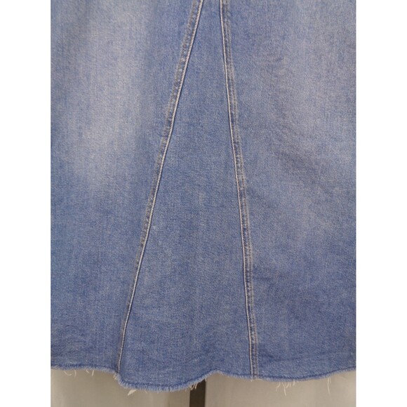 Levi Strauss Signature Gold Long Jean Skirt Size 10 W30 - Picture 3 of 13